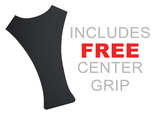 Eazi-Grip Universal Large Oval Tank Grips (All Bikes) (Micro-Grip) (Black)