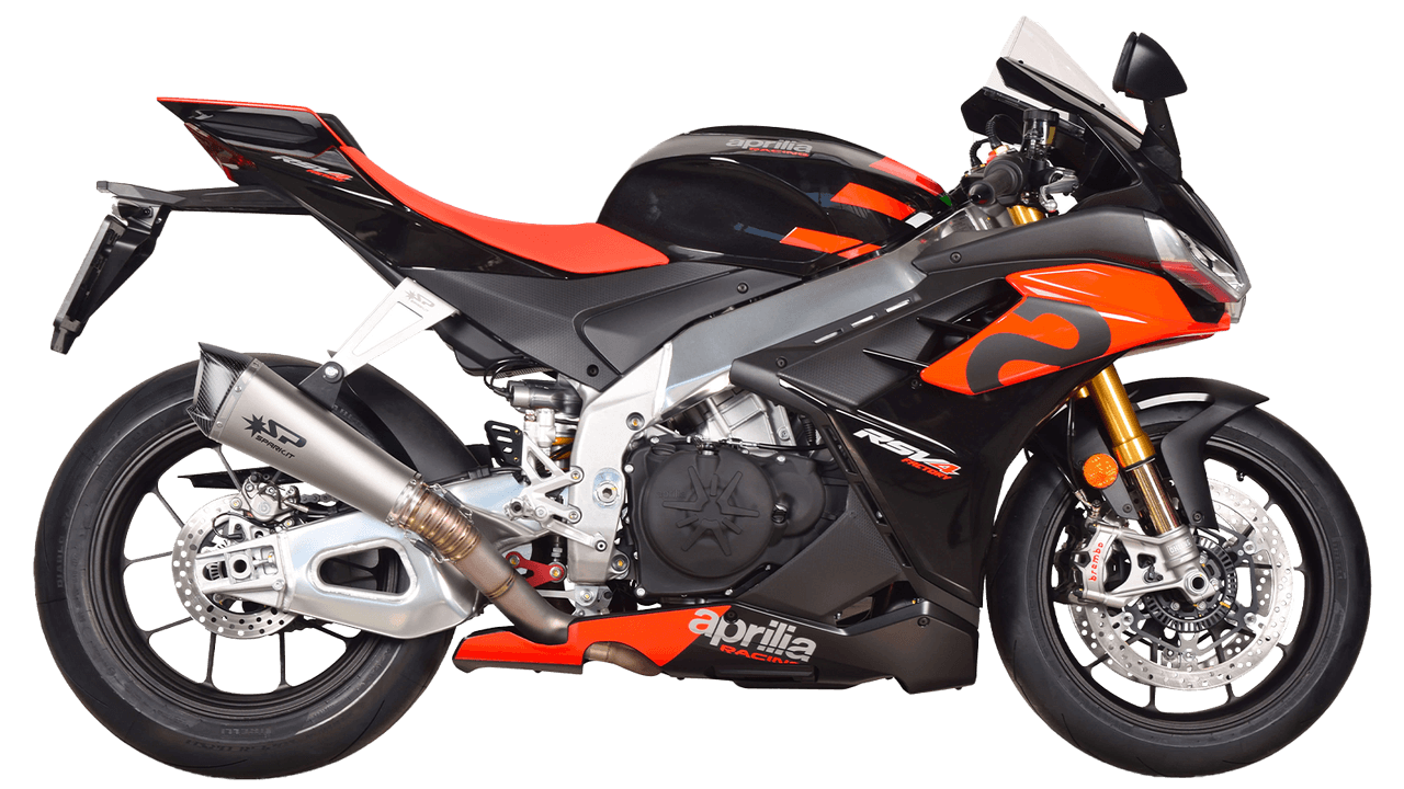 Spark Aprilia RSV4 "Konix Evo" Titanium Full Exhaust System (2021+) In Stock. Ships Fast!