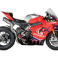 Spark Ducati Panigale V4 S/R Streetfighter "Double Dyno" Titanium Full Exhaust System (WSBK Evolution) (Carbon) (SingleArm Rear)