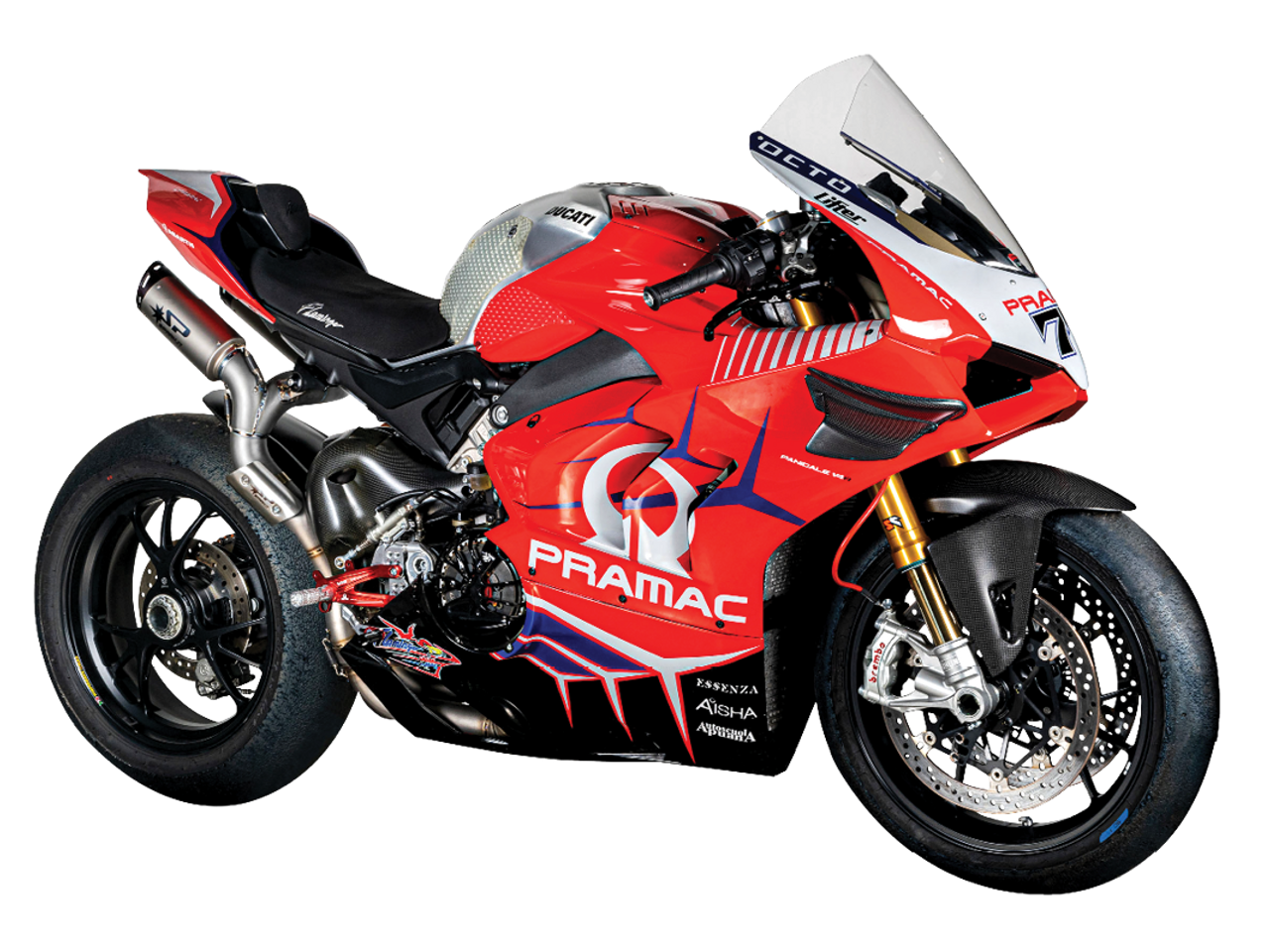 Spark Ducati Panigale V4 S/R Streetfighter "Double Dyno" Titanium Full Exhaust System (WSBK Evolution) (Carbon) (SingleArm Rear)
