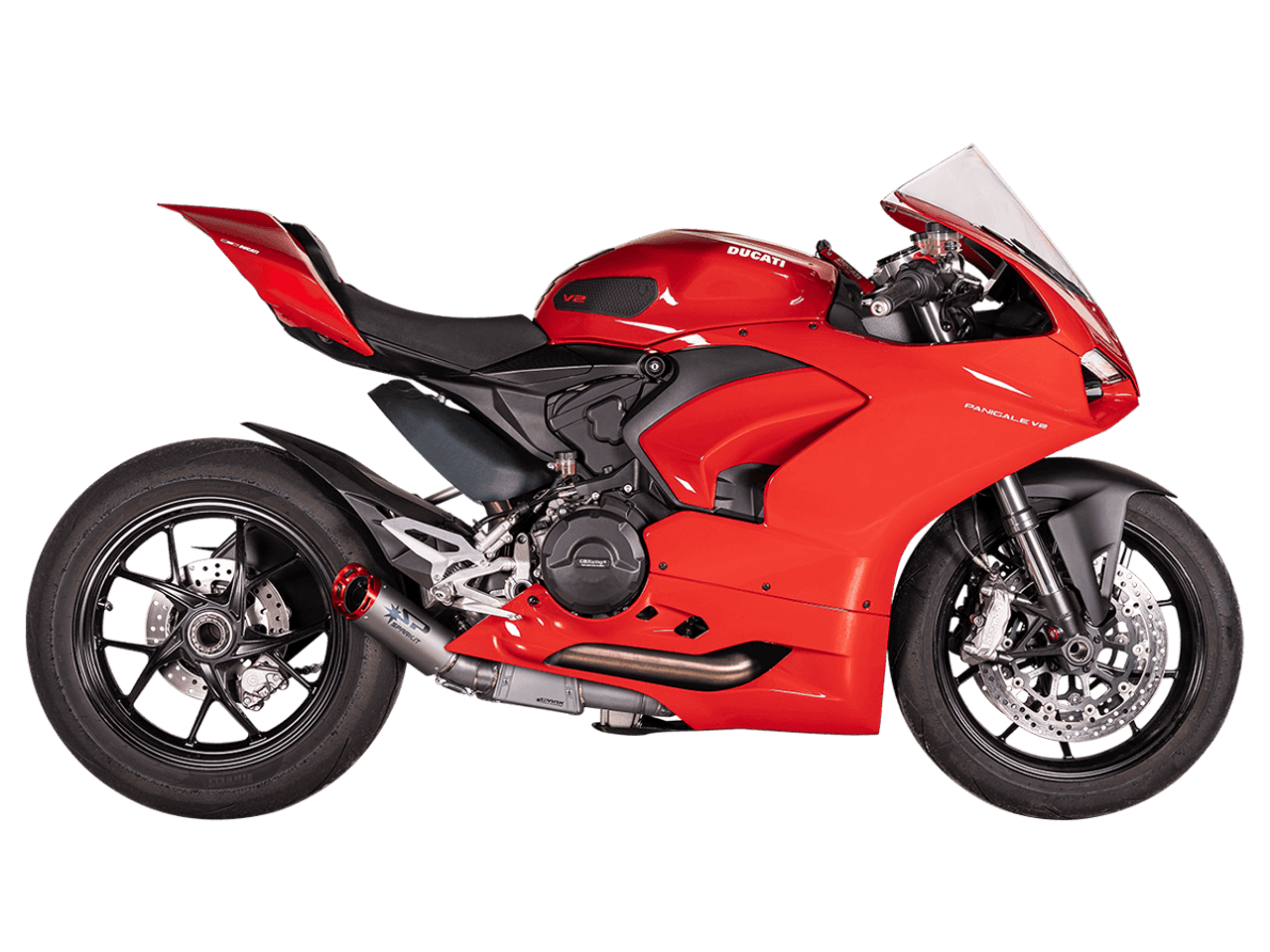 Spark Ducati Panigale V2 S/R Streetfighter V2 "Dyno Red" Slip-On Exhaust