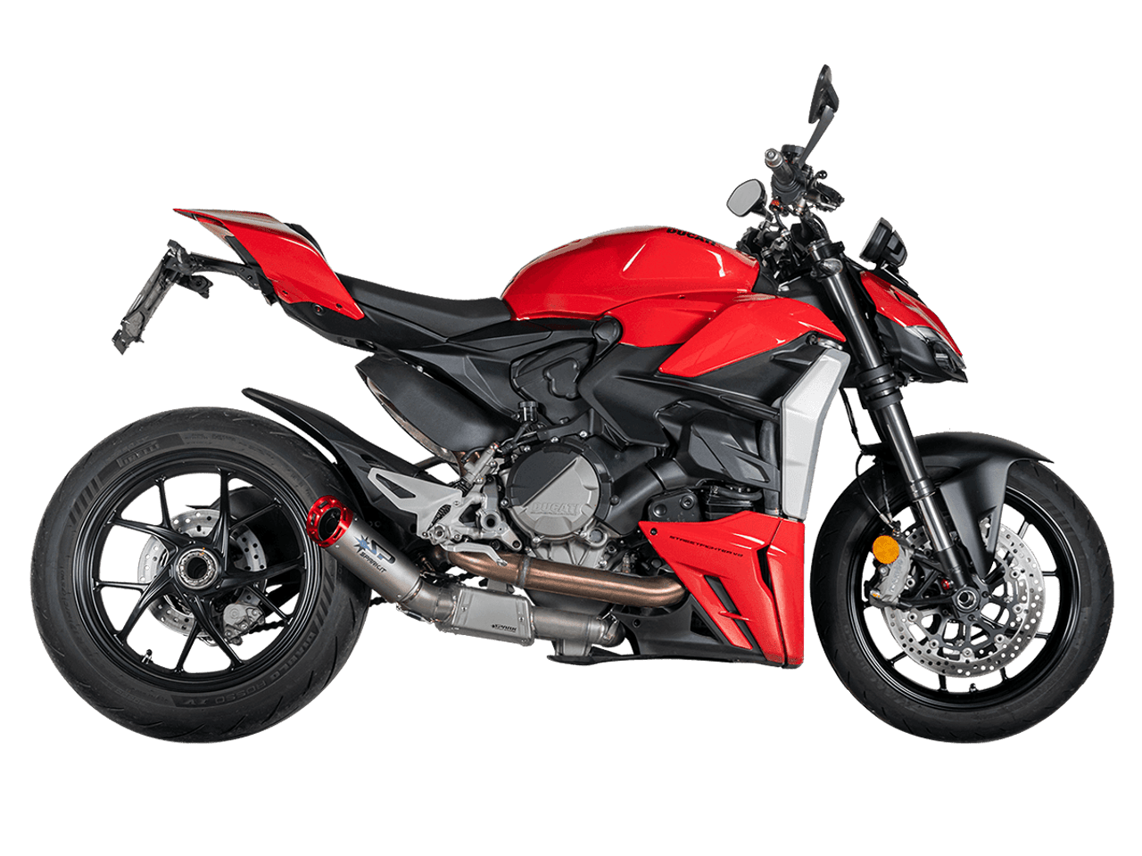 Spark Ducati Panigale V2 S/R Streetfighter V2 "Dyno Red" Slip-On Exhaust