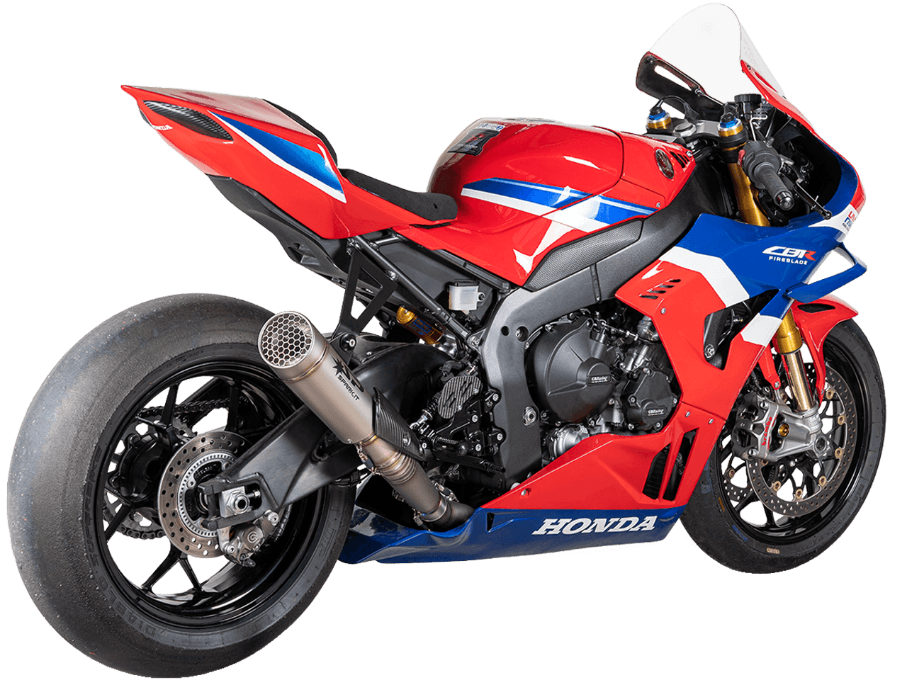 Spark Honda CBR 1000RR-R Fireblade SP Full Titanium Exhaust System (180 Deg / Split Throttle Body) (2025+)