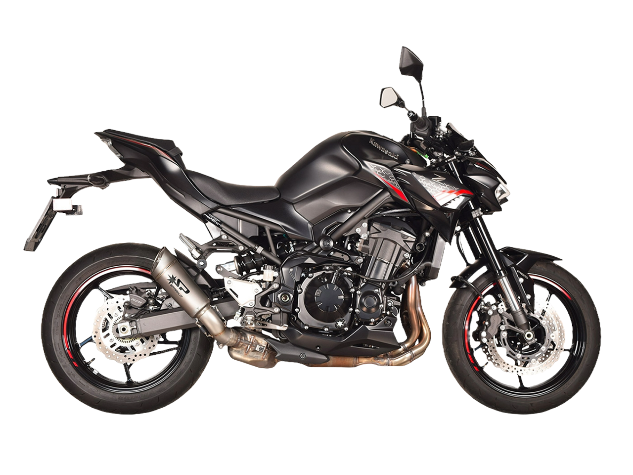 Spark Kawasaki Z900 "Grid-O" Slip-On Exhaust