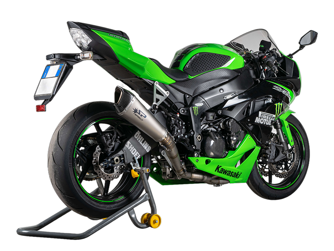 Spark Kawasaki Ninja ZX-6R "Konix Evo" Titanium Full Exhaust System (WSBK Evolution) (2009+)