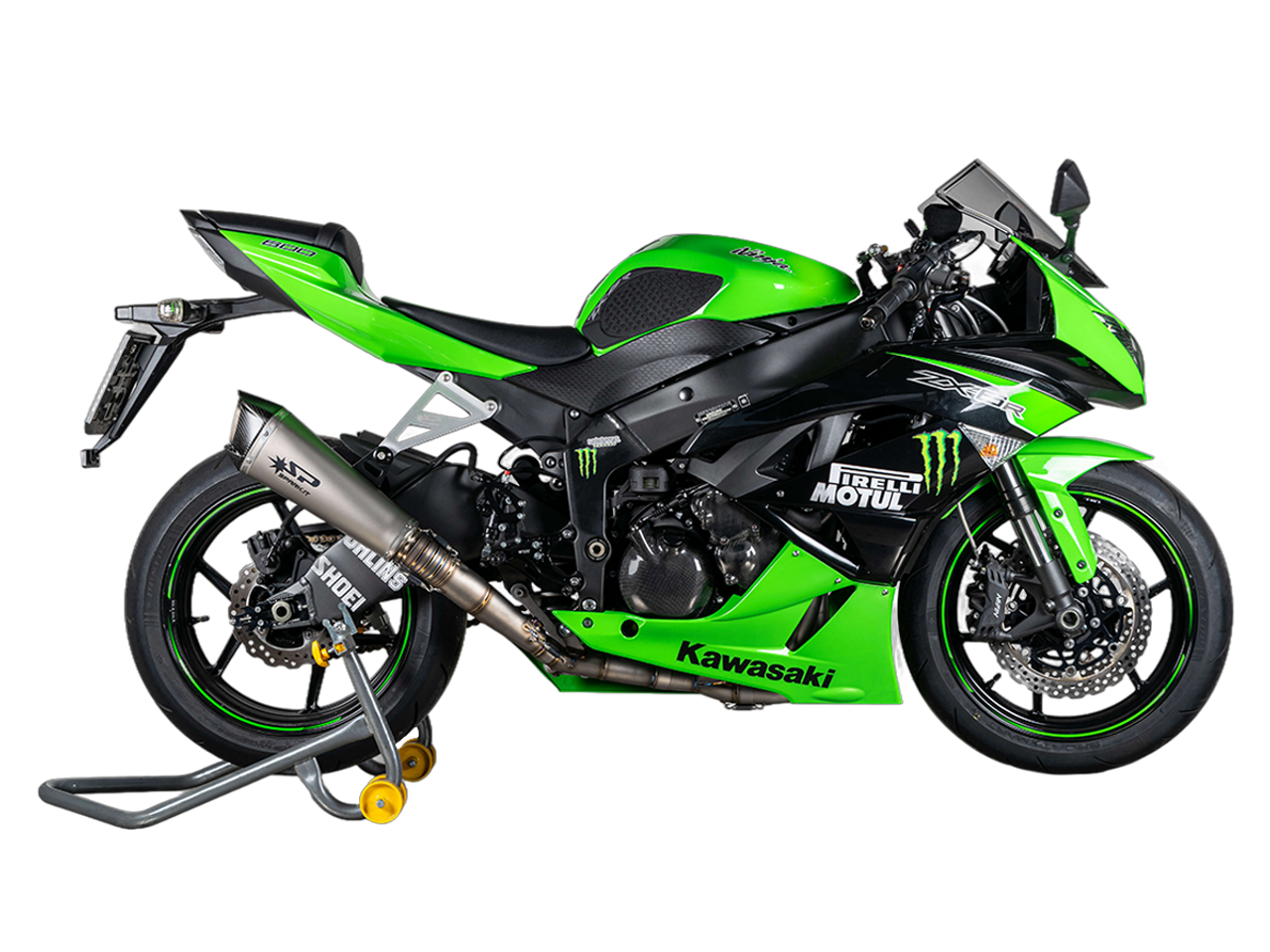 Spark Kawasaki Ninja ZX-6R "Konix Evo" Titanium Full Exhaust System (WSBK Evolution) (2009+)