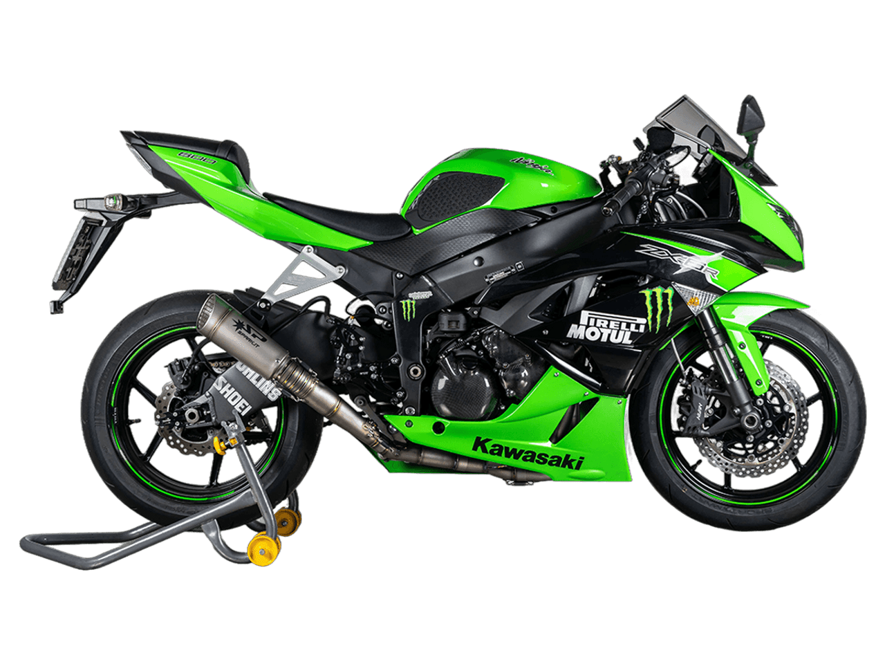 Spark Kawasaki Ninja ZX-6R "Grid-O" Titanium Full Exhaust System (WSBK Evolution) (2009+)