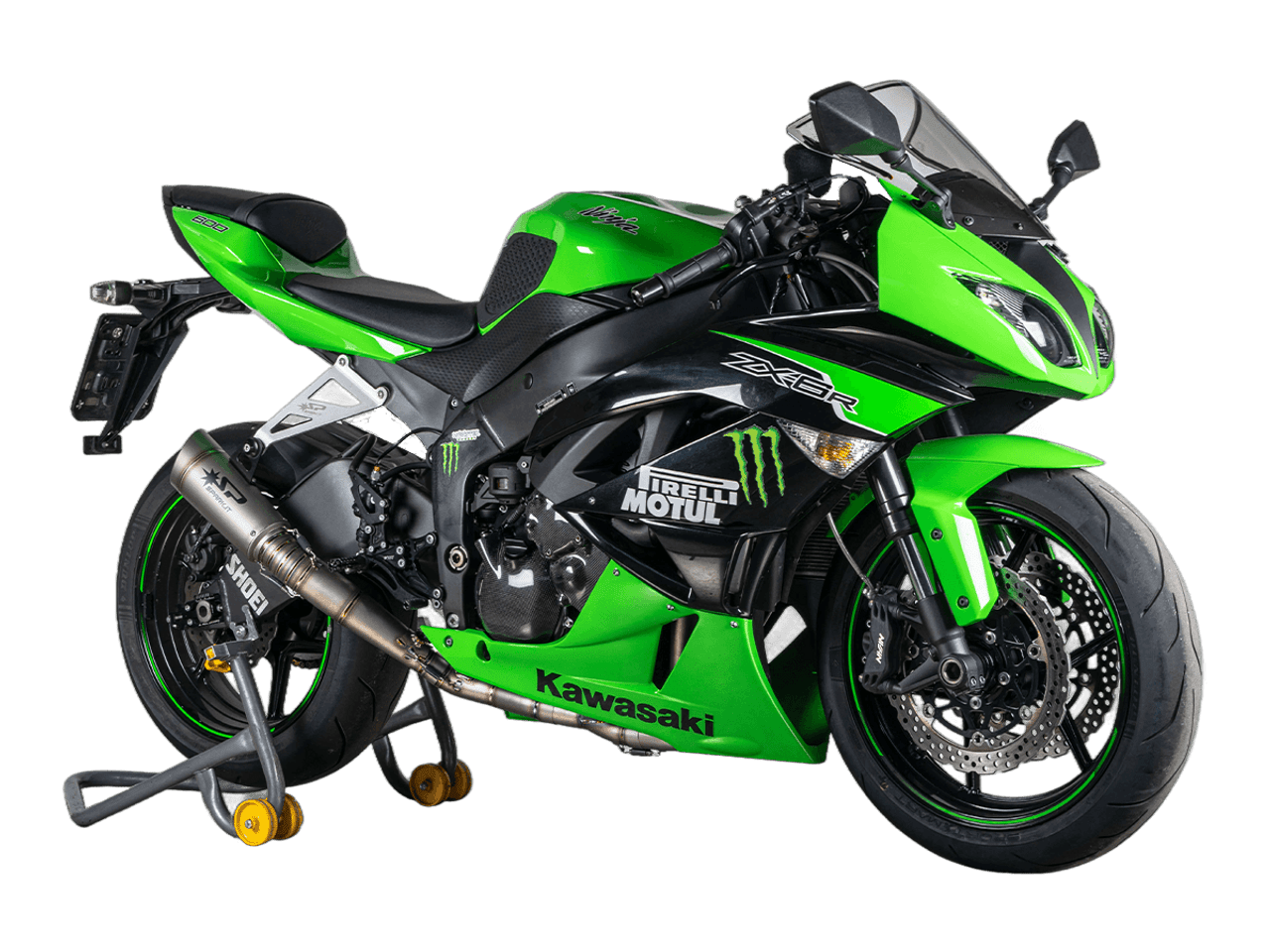 Spark Kawasaki Ninja ZX-6R "Grid-O" Titanium Full Exhaust System (WSBK Evolution) (2009+)