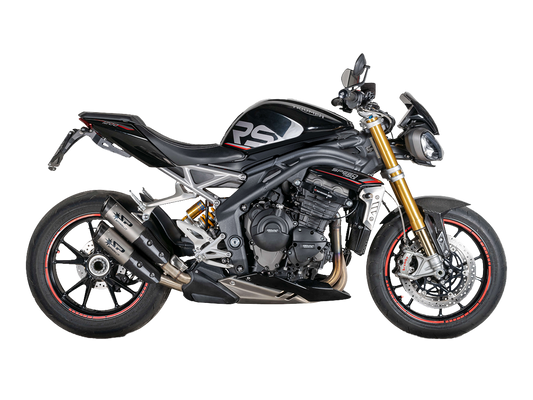 Spark Triumph Speed Triple 1200 "Double Dyno" Slip-On Exhaust (Carbon)