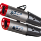Spark Triumph Speed Triple 1200 "Double Dyno" Slip-On Exhaust (Red)