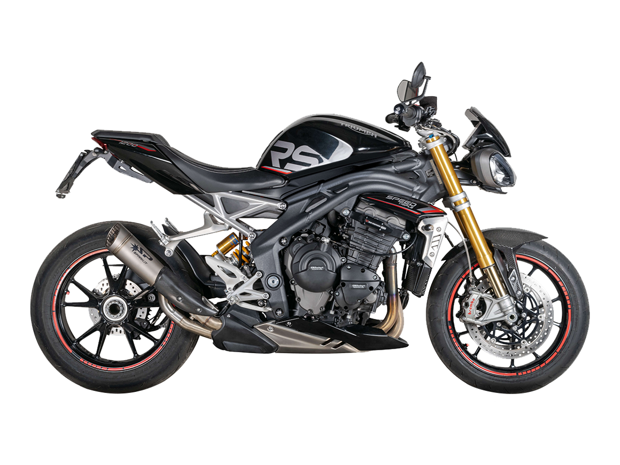 Spark Triumph Speed Triple 1200 "Grid-O" Slip-On Exhaust