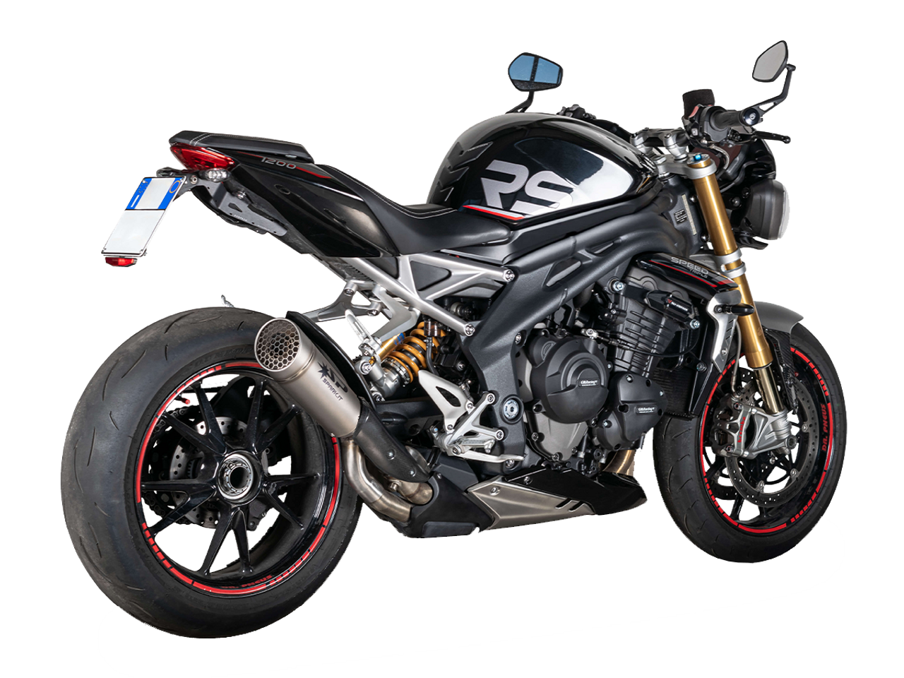 Spark Triumph Speed Triple 1200 "Grid-O" Slip-On Exhaust