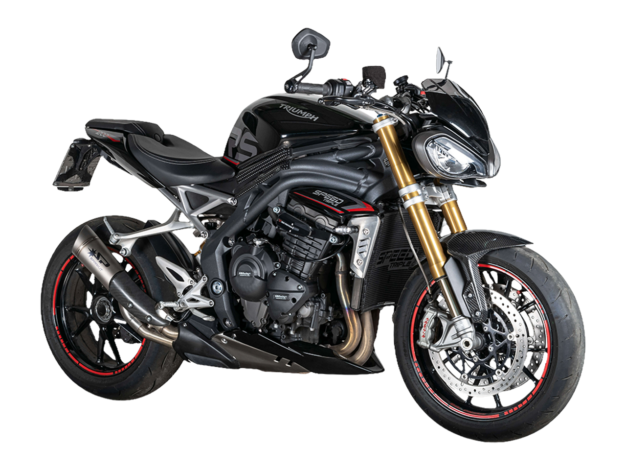 Spark Triumph Speed Triple 1200 "Grid-O" Slip-On Exhaust