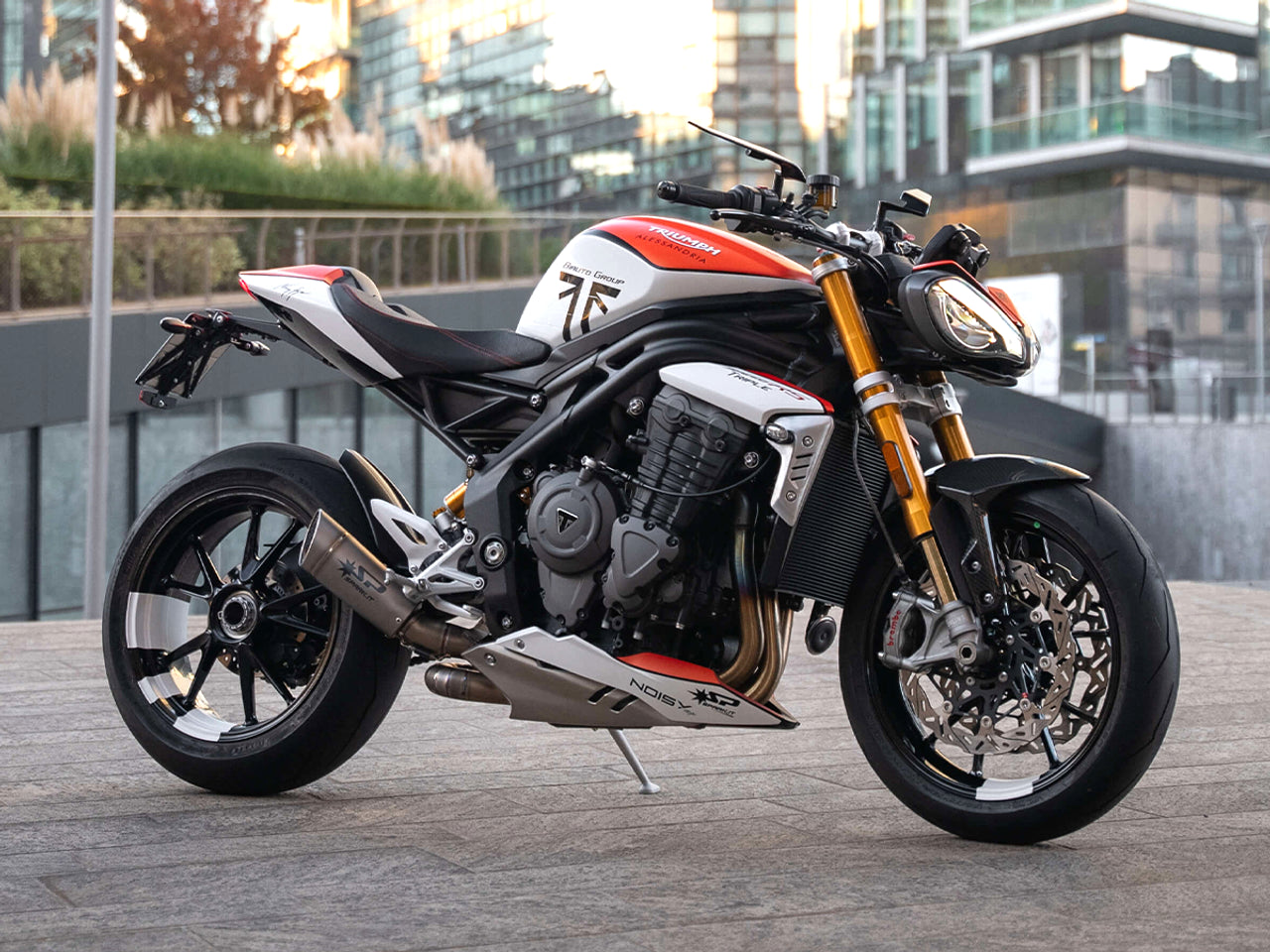 Spark Triumph Speed Triple 1200 "Grid-O" Semi-Full Exhaust System