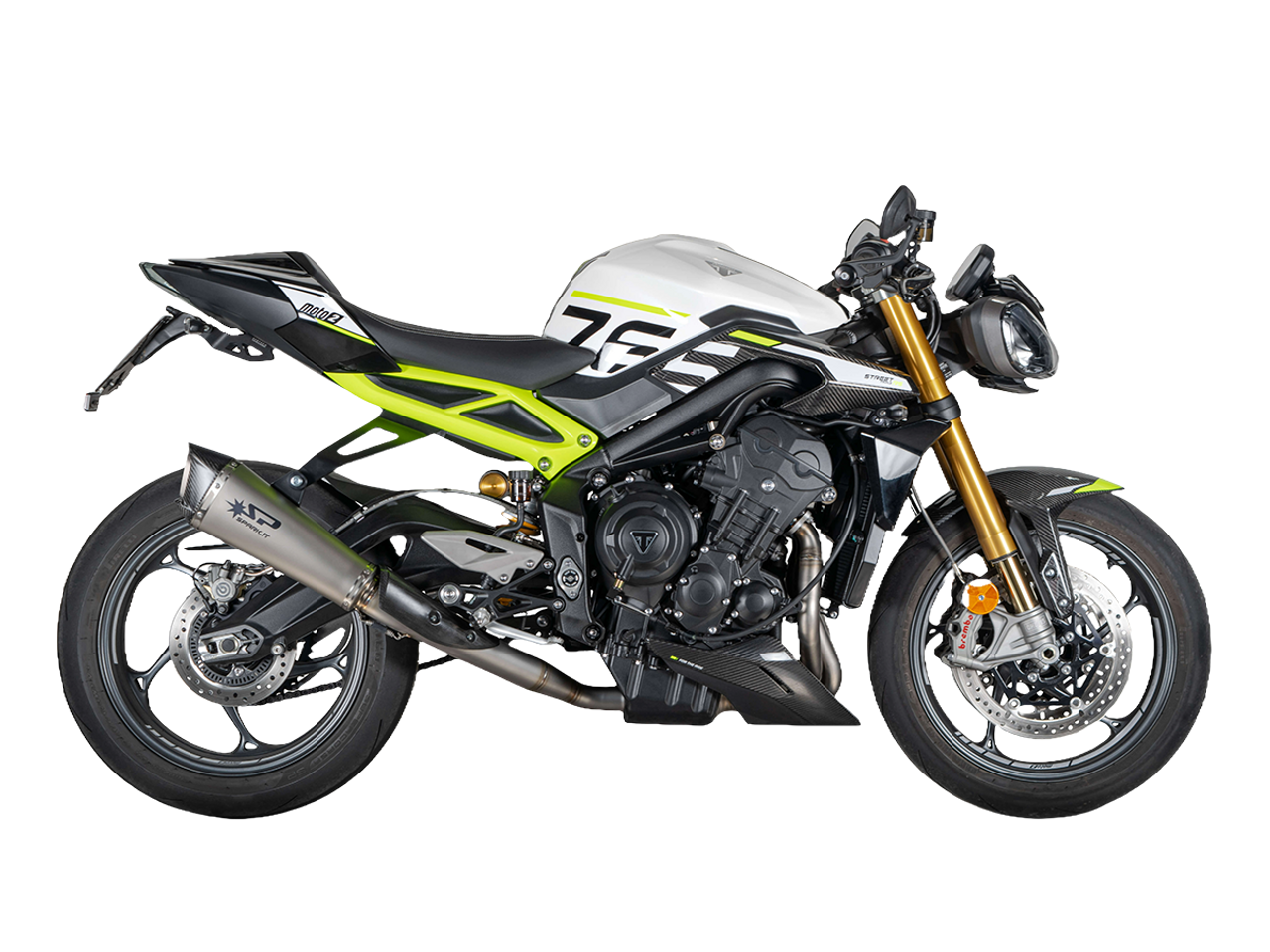 Spark Triumph Street Triple 765 R/RS Moto2 "Konix Evo" Full Exhaust System (2018+)