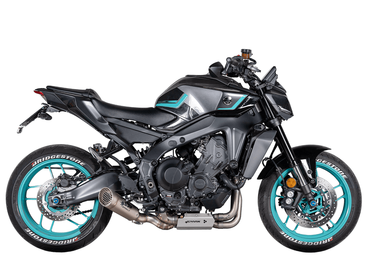 Spark Yamaha MT-09 / XSR 900 "Grid-O" Full Exhaust System (Race) (2021+)
