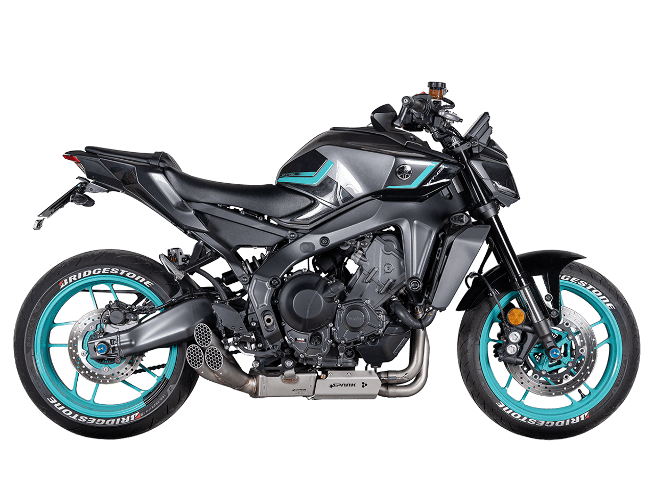 Spark Yamaha MT-09 / XSR 900 "Triple Exit" Full Exhaust System (Race) (2021+)
