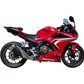Honda CBR500R tail tidy side view white background