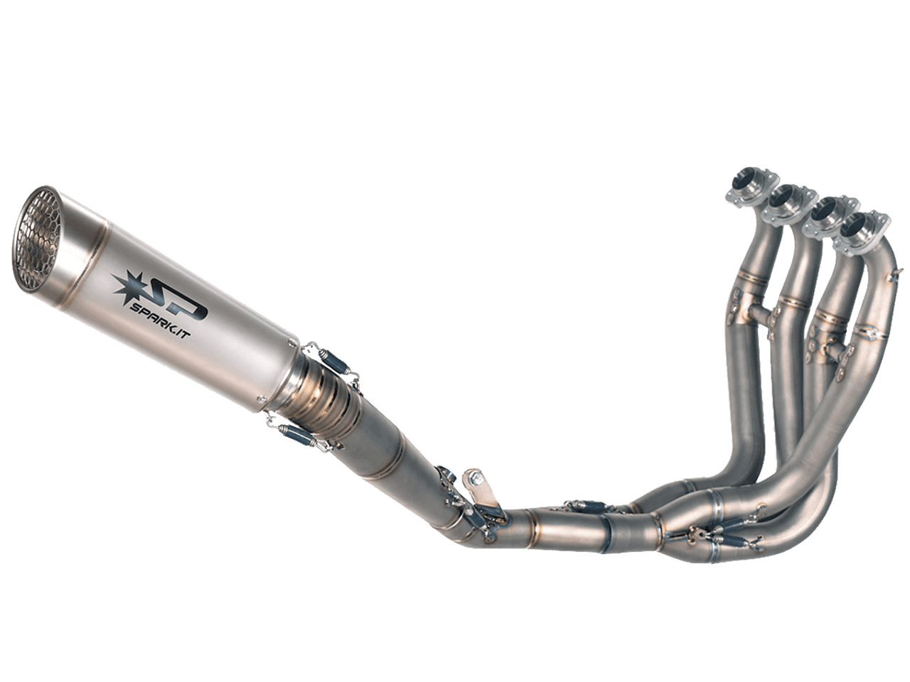Spark Kawasaki Ninja ZX-6R "Grid-O" Titanium Full Exhaust System (WSBK Evolution) (2009+)