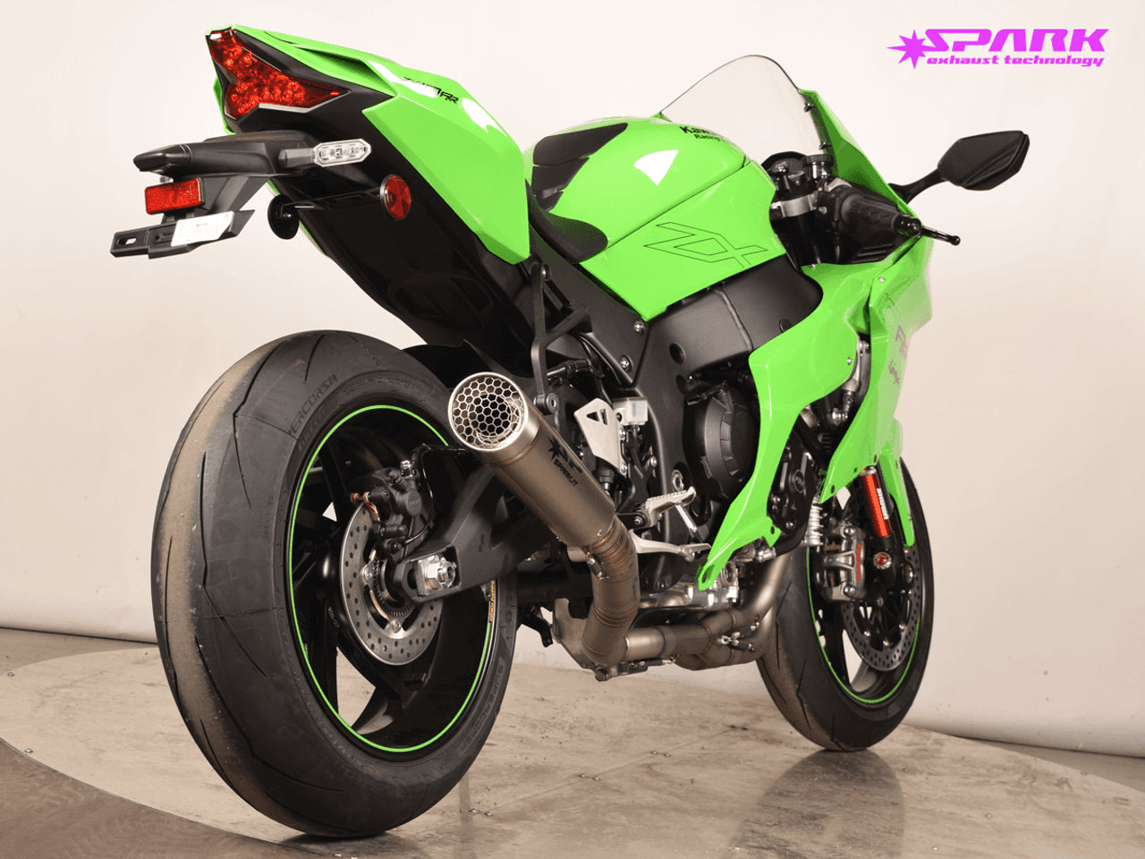Spark Kawasaki Ninja ZX-10R "Grid-O" Titanium Semi-Full Exhaust System (2021+)