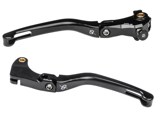 Bonamici Yamaha MT-09 Folding Levers (21-23) (Black)