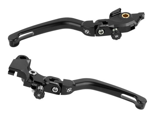 Bonamici Kawasaki Ninja ZX-4R/RR Folding Levers (Black)