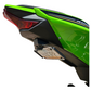 Kawasaki Ninja 400 fender eliminator up close diagonal view