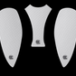 Eazi-Grip Tank Grips for BMW S1000RR (2020+) (Micro-Grip) (Clear)
