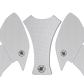 Eazi-Grip Ducati Panigale V4 S/R Tank Grips (2025+) (Micro-Grip) (Clear)