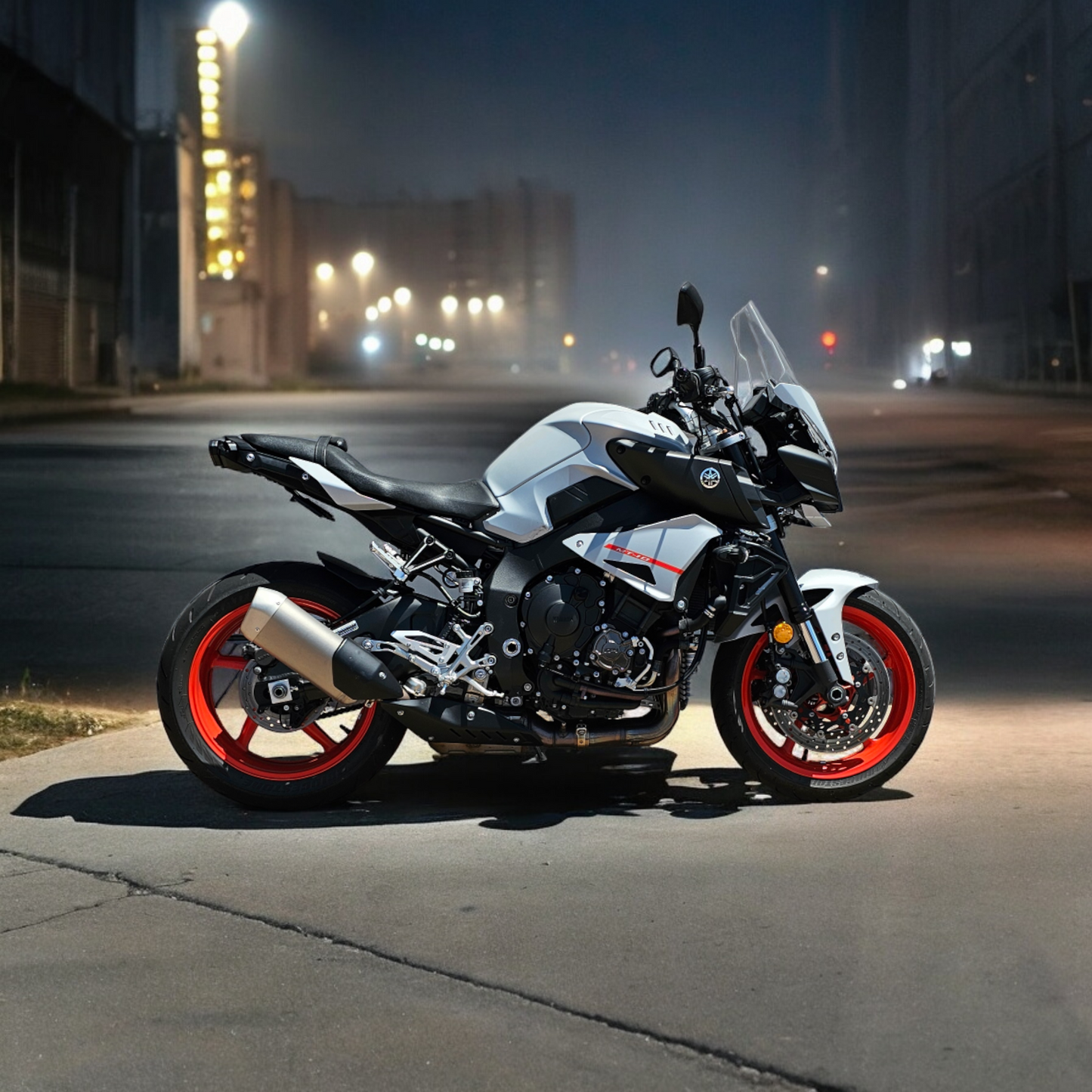 Yamaha MT10 fender eliminator lifestyle view