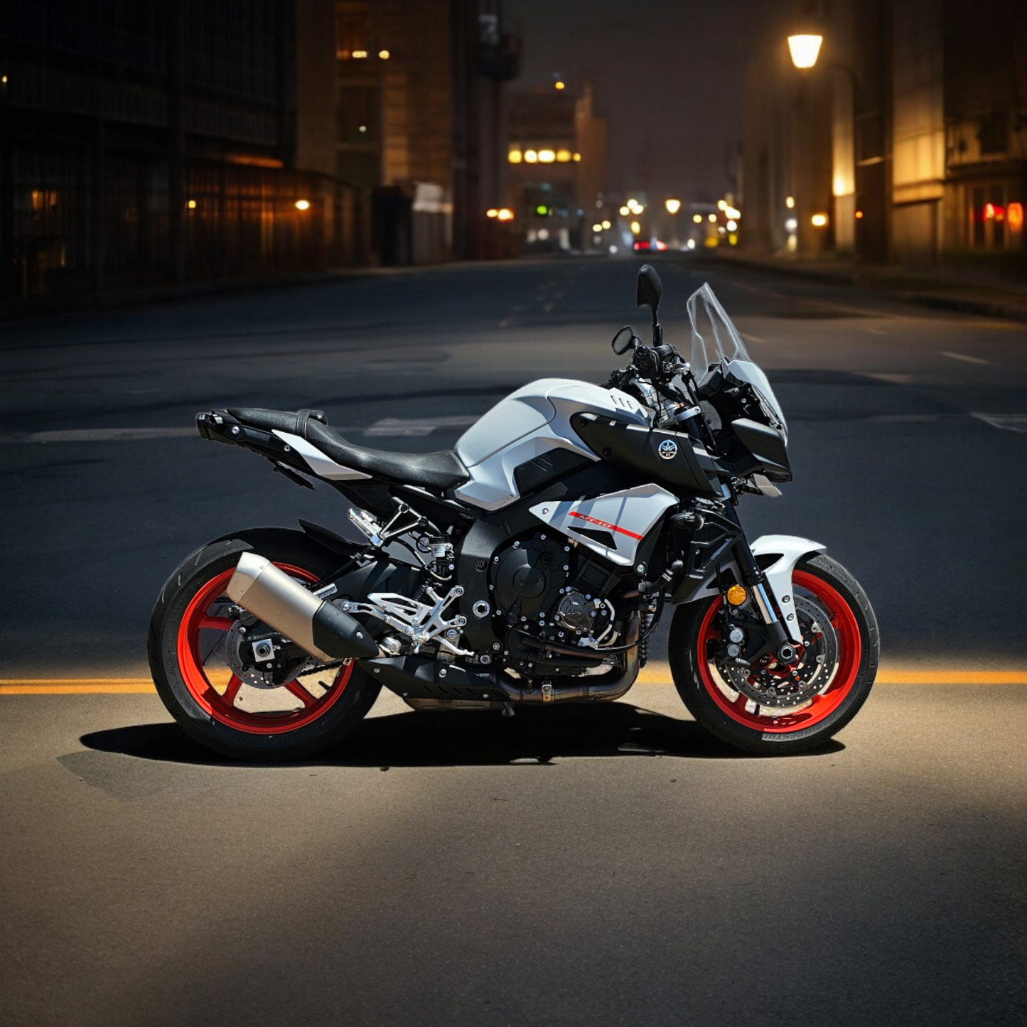 Yamaha MT10 fender eliminator lifestyle view