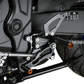 Bonamici Rearset Colored Toe Pegs & Footpeg Caps (Orange)