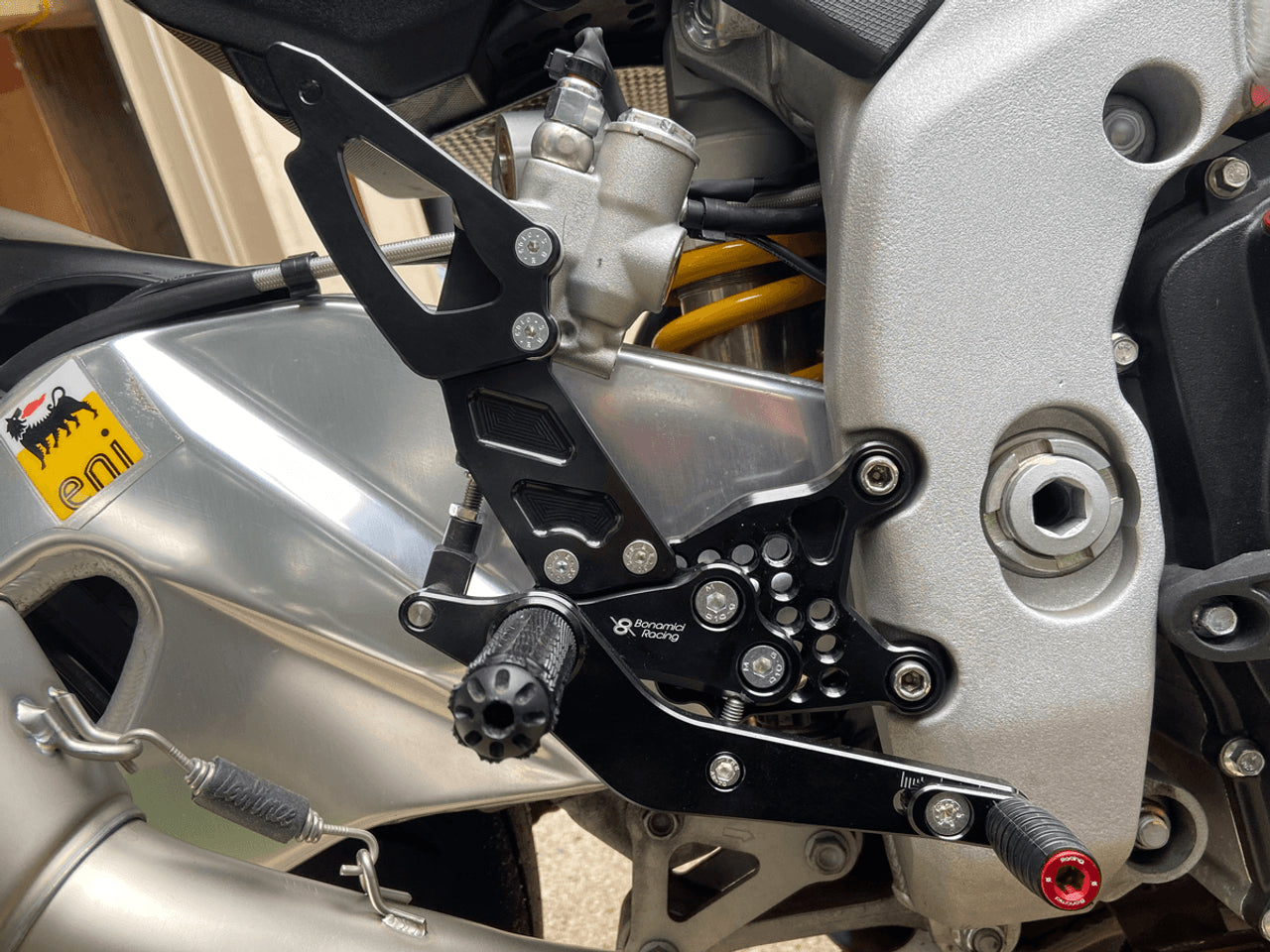 Bonamici Aprilia RSV4 / Tuono V4 Rearsets w/APRC (+ IBLS) (2017+) ("GP" Shift)