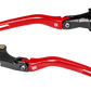 Bonamici Yamaha R1 Folding Levers (2015+) (Black/Red)