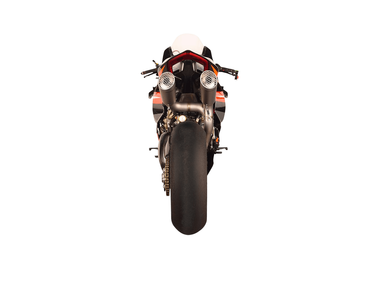 Spark Ducati Panigale V4 S/R Streetfighter "Double Grid-O" Titanium Semi-Full Exhaust System (SingleArm Rear)