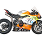 Spark Ducati Panigale V4 S/R Streetfighter "Double Grid-O" Titanium Full Exhaust System (WSBK Evolution) (SingleArm Rear)