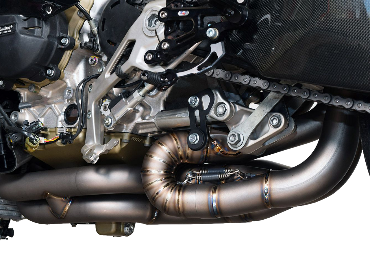 Spark Ducati Panigale V4 S/R Streetfighter "Double Dyno" Titanium Full Exhaust System (WSBK Evolution) (Carbon) (SingleArm Rear)