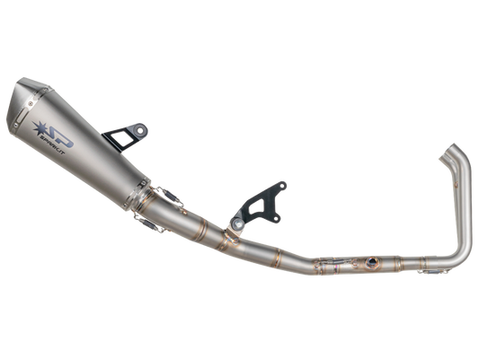 Spark Kawasaki Ninja 500 / 400 "Konix" Titanium Full Exhaust System