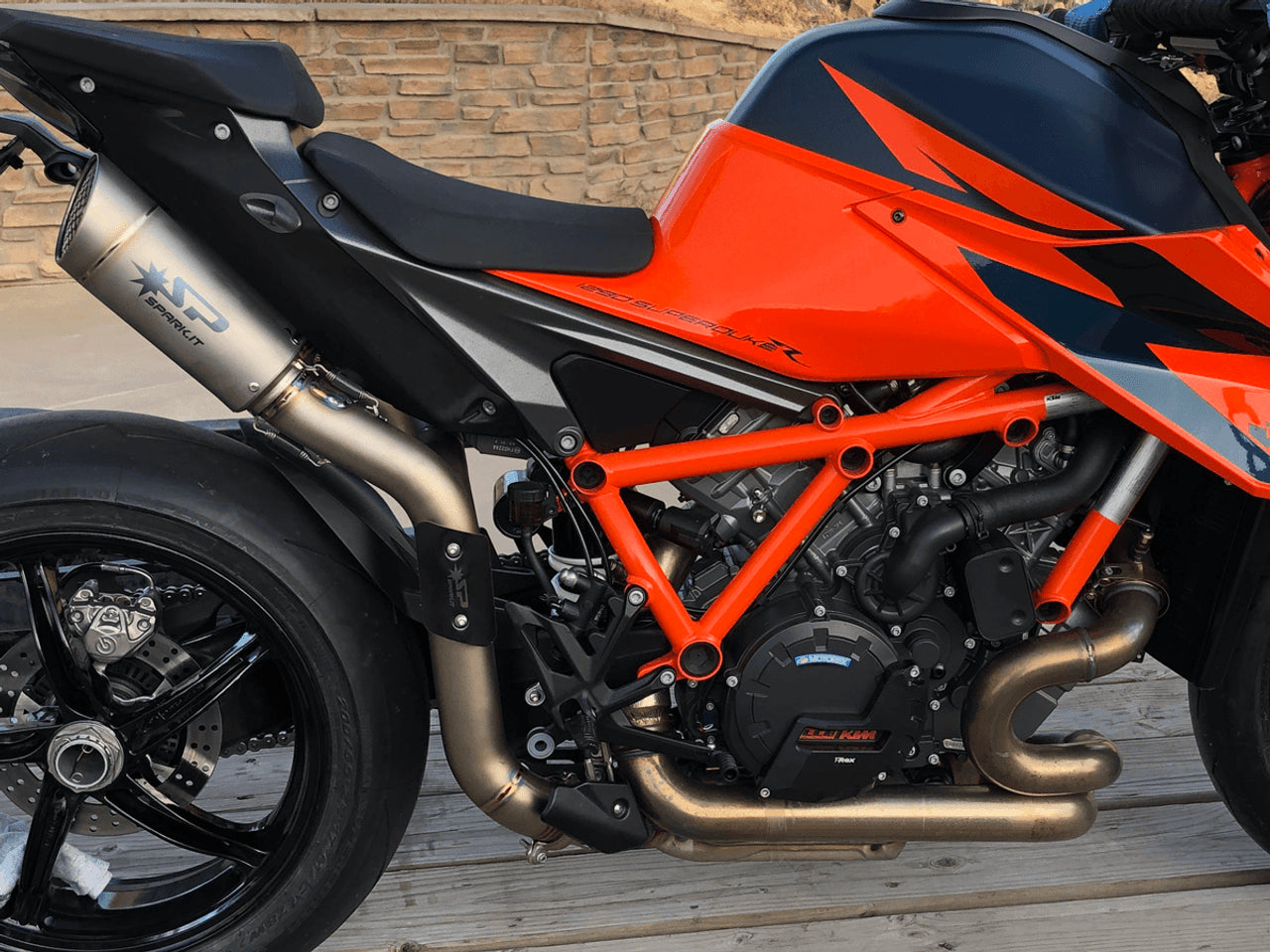 Spark KTM 1390 / 1290 Super Duke R / R Evo "Double Grid-O" Full Titanium Exhaust System (2020+)