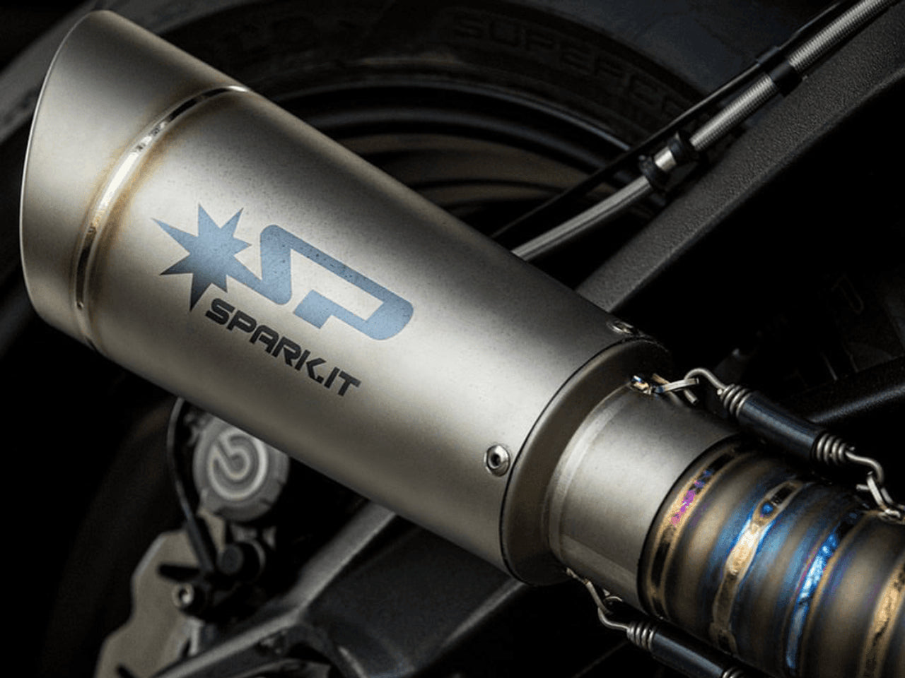 Spark Triumph Daytona 765 Moto2 "Grid-O" Titanium Full Exhaust System (WSBK Evolution)