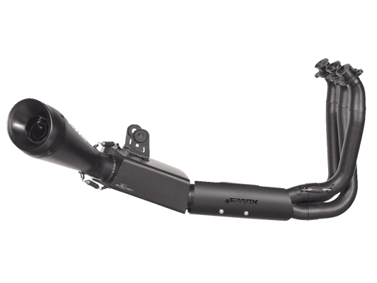 Spark Triumph Trident 660 "60'S" Full Exhaust System (Race) (Black Edition)
