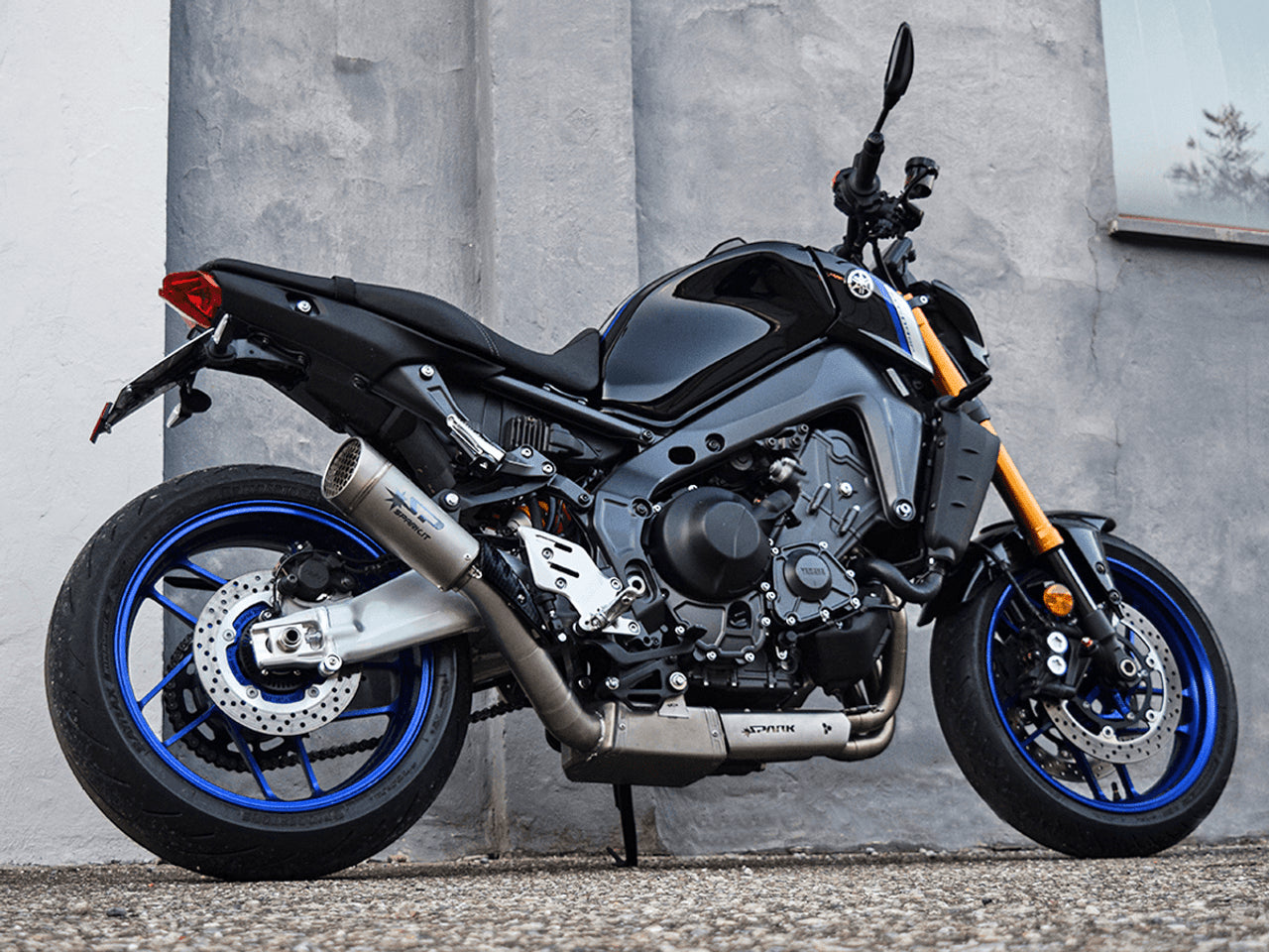Spark Yamaha MT-09 "High Mount Grid-O" Full Exhaust System (Euro5) (21-23)