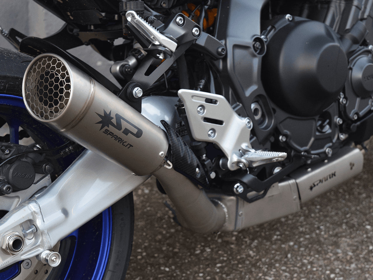 Spark Yamaha MT-09 "High Mount Grid-O" Full Exhaust System (Euro5) (21-23)