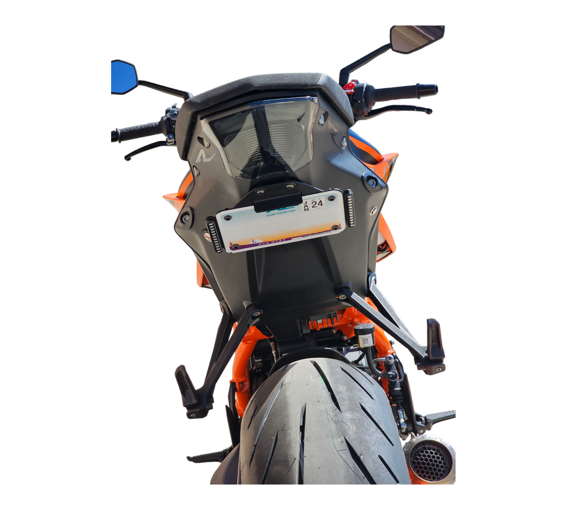 KTM Superduke 1290R fender eliminator rear view