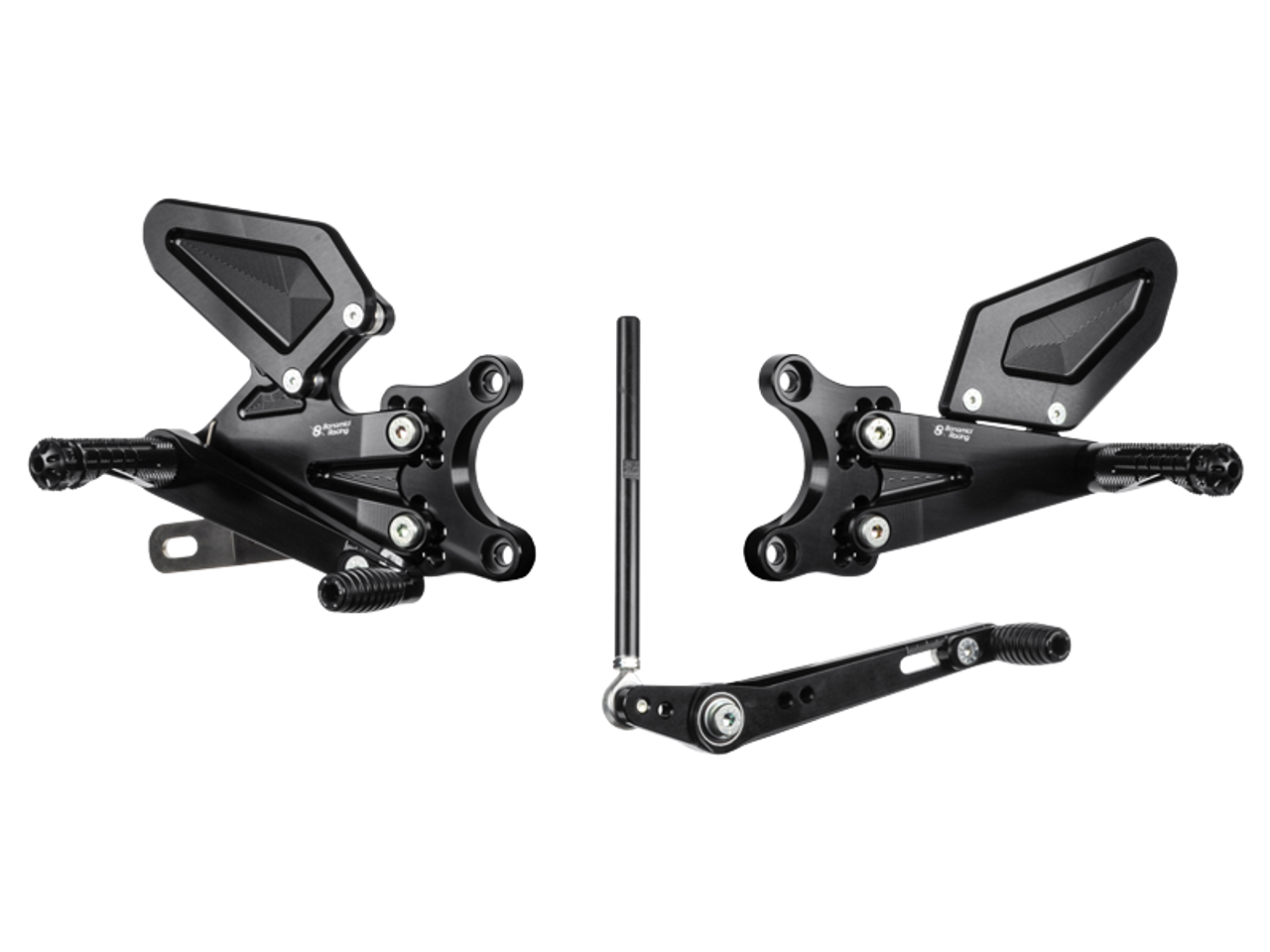 Bonamici Triumph Street Triple 765 R/RS Moto2 Rearsets (2023+)