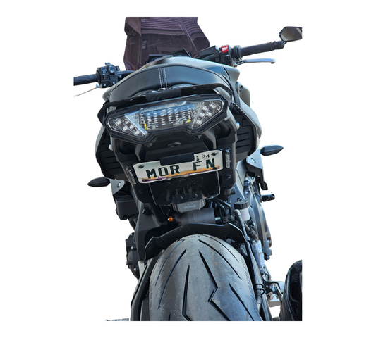 Yamaha MT10 fender eliminator rear view
