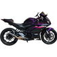 Yamaha R3 fender eliminator side view 