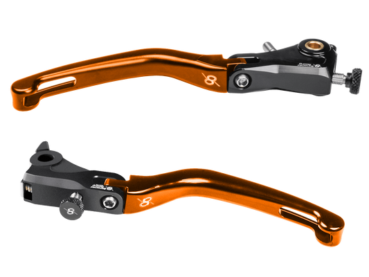 Bonamici KTM Super Duke 1290 Levers (2020+) (Black/Orange)
