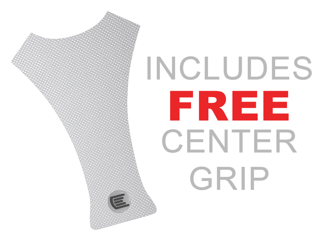 Eazi-Grip Universal Large Oval Tank Grips (All Bikes) (Micro-Grip) (Clear)