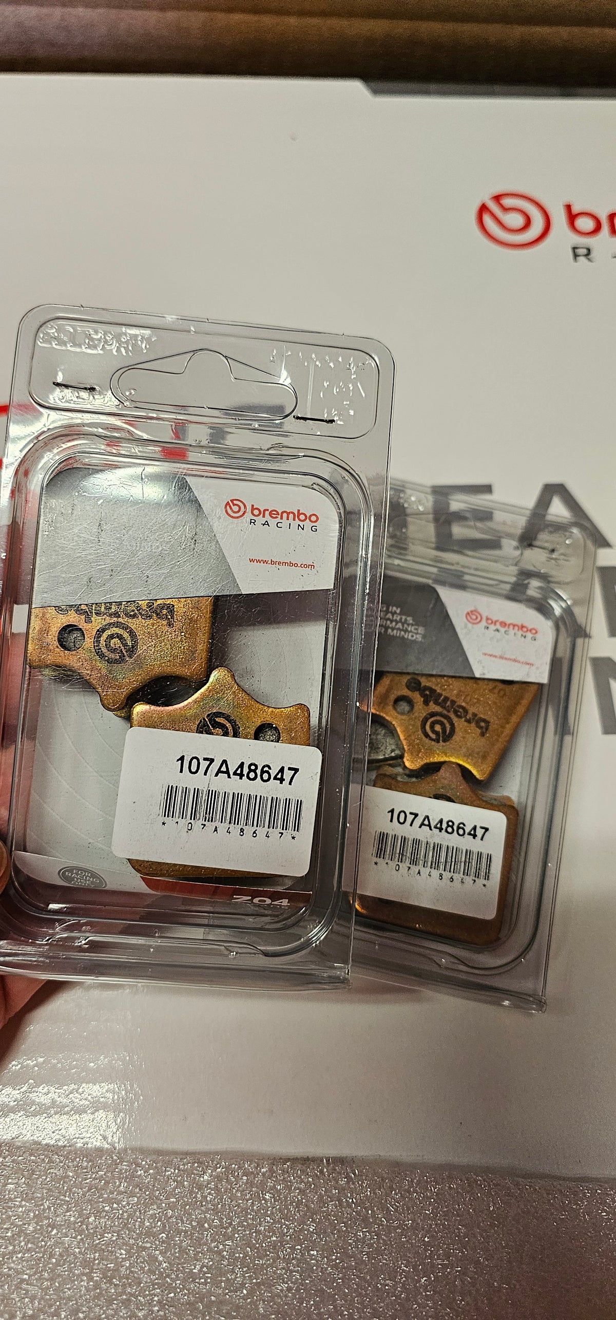 Brembo Z04 "Racing" Brake Pads 107A48647 / M478Z04 (Front) (1/Card)